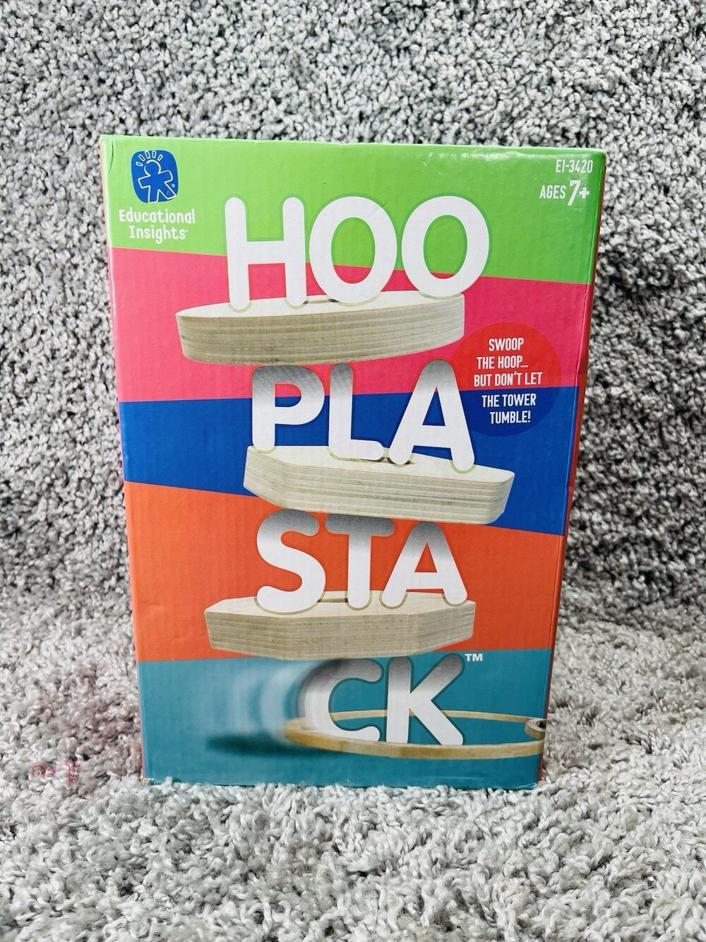 Educational Insights Hooplastack Game Of Skill Wood Ages 7 Up